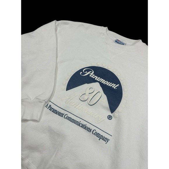 Hanes Other - Vintage Paramount 80th Anniversary Sweatshirt Mens XL Hanes Crewneck 90s USA